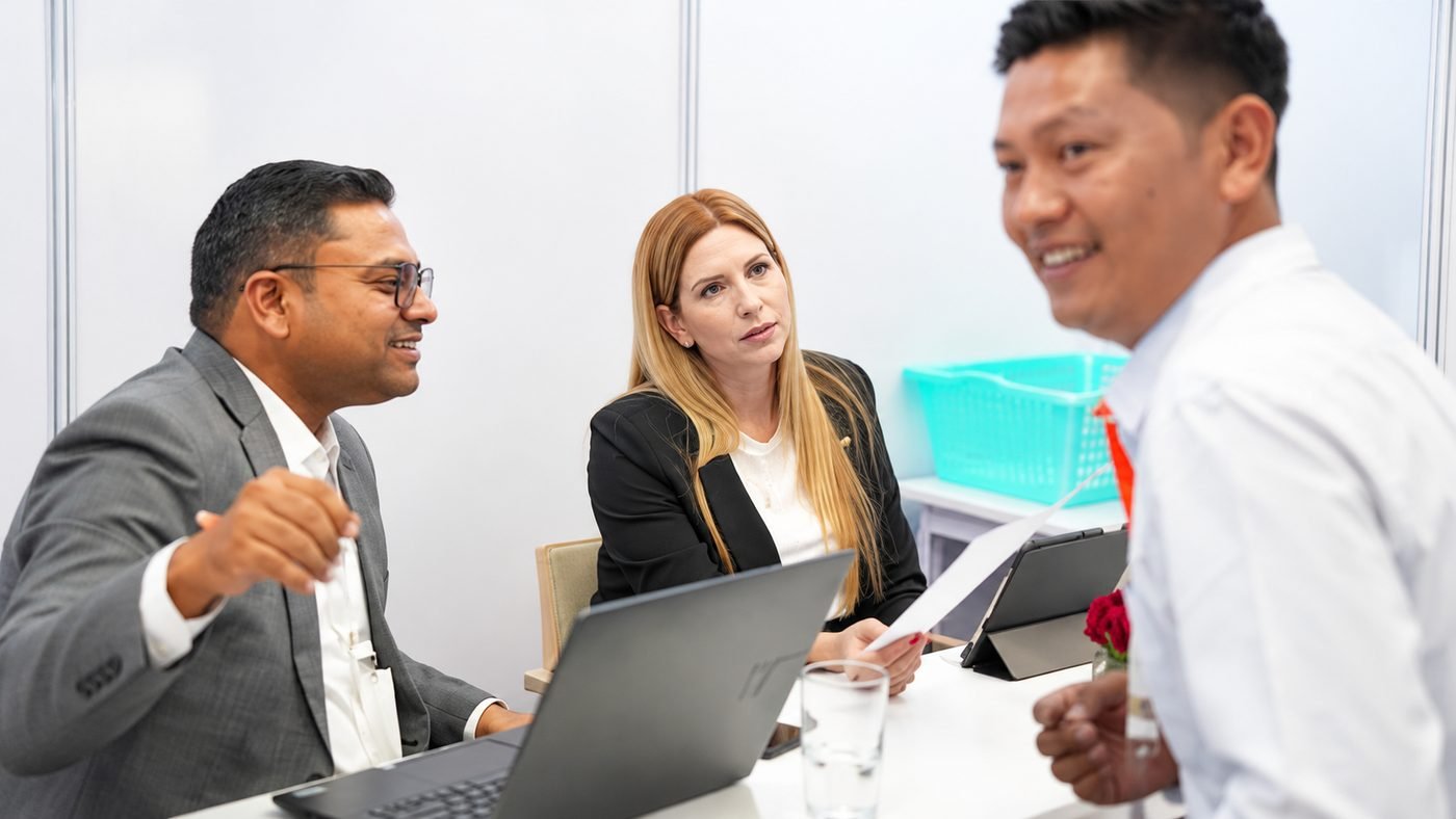 Client interview panel