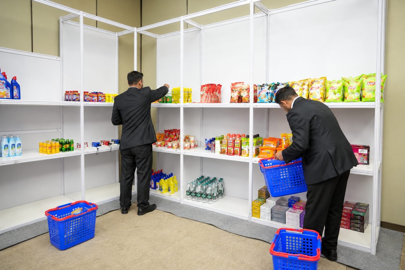 Trade-test store simulation